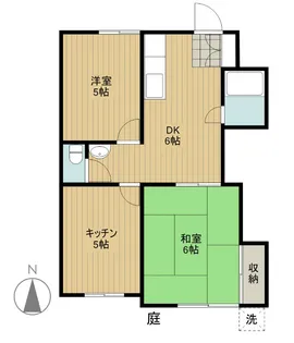 ハイツエミール【1階】の間取り