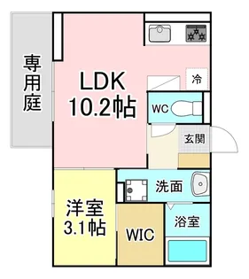 M・K・K萩崎町【1階】の間取り