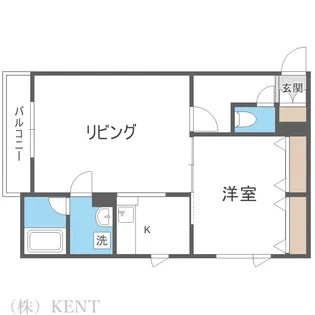 花てまり弐番館【2階】の間取り