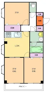 エミネンス本太【1階】の間取り