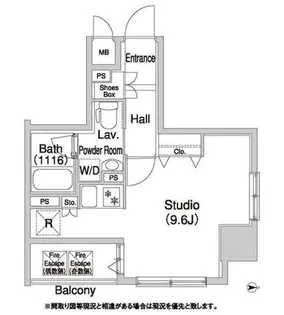 コンフォリア浅草橋DEUX【2階】の間取り