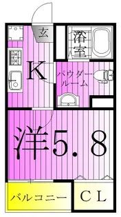 メゾンド・アヴェニール綾瀬【3階】の間取り