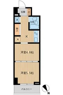 メゾン・デュ・オーラ 山下町【7階】の間取り