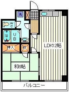 サンロード中浦和 2【3階】の間取り