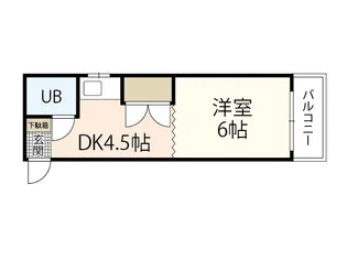東雲コーポ【3階】の間取り
