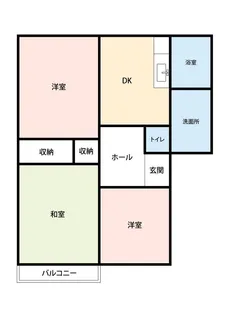サンライフ桂【1階】の間取り