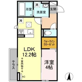 Largo Miya【1階】の間取り