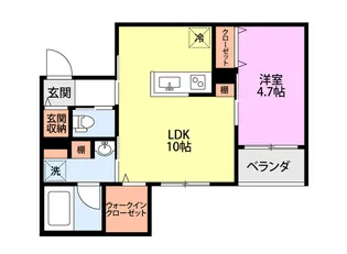 Common高志レイクサイド【1階】の間取り