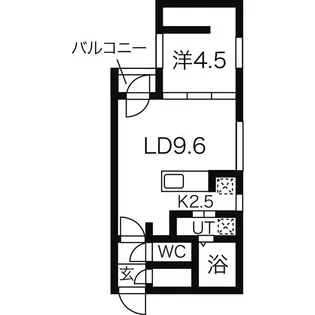 ベラージオ表参道【2階】の間取り