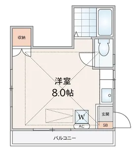床井マンション【2階】の間取り