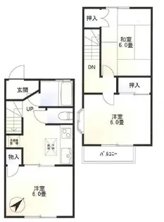 メルハイム戸倉【1階】の間取り