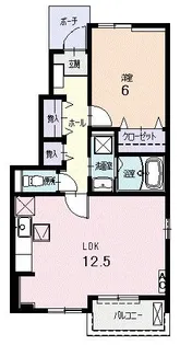トム・ハウスA【1階】の間取り