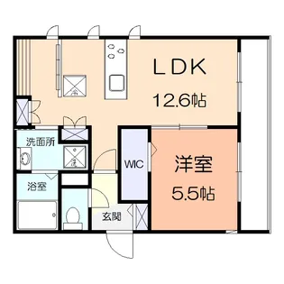 Le Ciel【2階】の間取り