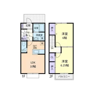 グリーン ハイツ【2階】の間取り