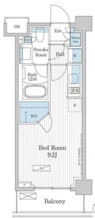 パークアクシス門前仲町テラス【4階】の間取り