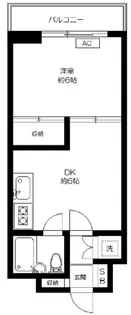 エスポワール千駄木【2階】の間取り