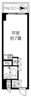 レジデンス上野【5階】の間取り