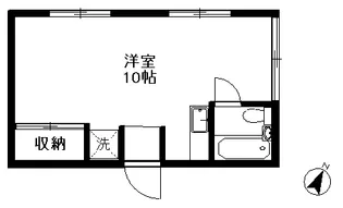 ノヴェルズ信濃町【2階】の間取り