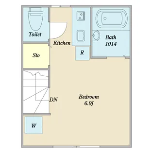 Glanz押上A【2階】の間取り