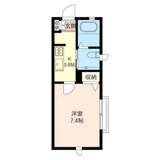 ル・ダルジャンTOKO【1階】の間取り