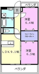 マジェスティ【5階】の間取り