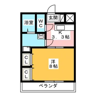 エレガンテ【2階】の間取り