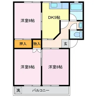 ボヌール絆IV【2階】の間取り
