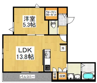 クレッシェンド20【2階】の間取り