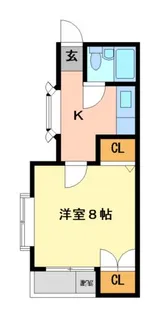 クリーンハイツ泉町【2階】の間取り