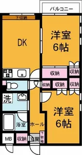 エグゼクティブ22【2階】の間取り