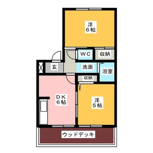フロムファースト A棟【1階】の間取り