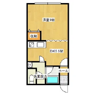 Mハイツ宮の森1【1階】の間取り