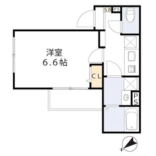 ハピネス元町【3階】の間取り