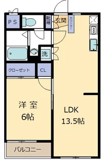 コーポマルシ【3階】の間取り