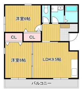 シャンゼリゼ壱番館【2階】の間取り