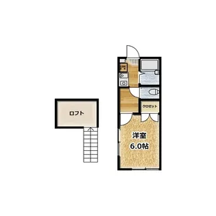 ひらつかアパート【1階】の間取り