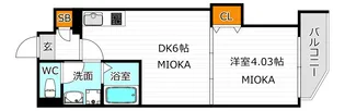 GRAND STEADY天王寺町【4階】の間取り