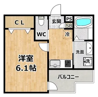 ALEGRIA姫島II【2階】の間取り