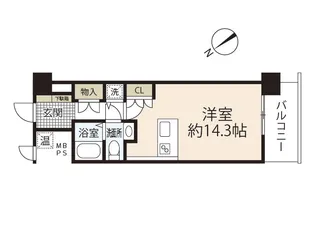 グランアークテラス【4階】の間取り