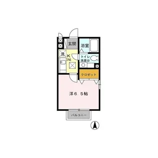 セジュールカトレア【1階】の間取り