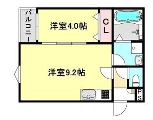 LE COCON 津島IV【1階】の間取り