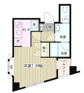 サンイースト池上【3階】の間取り