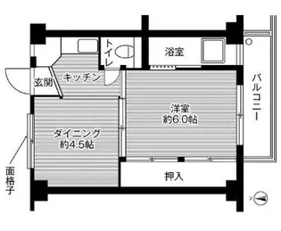 ビレッジハウス有城3号棟【3階】の間取り