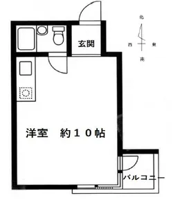 シャトージュネス住吉【1階】の間取り