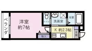 コンフォート武蔵小杉【2階】の間取り