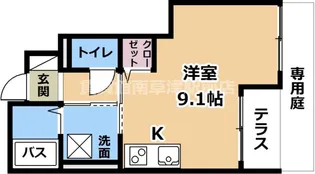 パインフィールド松【1階】の間取り