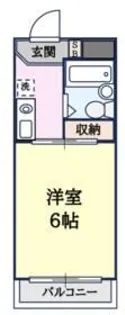 ハウスサンビームIIオゼキ【2階】の間取り