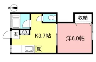 協和ハイツ【2階】の間取り