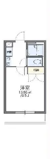 レオパレスカメリアB【2階】の間取り