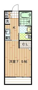 クレセール【1階】の間取り
